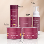 Kit Pró Cachos - Shampoo, Máscara, Modelador, Gelatina e Mousse (5 itens)